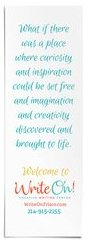 Bookmarks - Write On! Creative Writing Center
