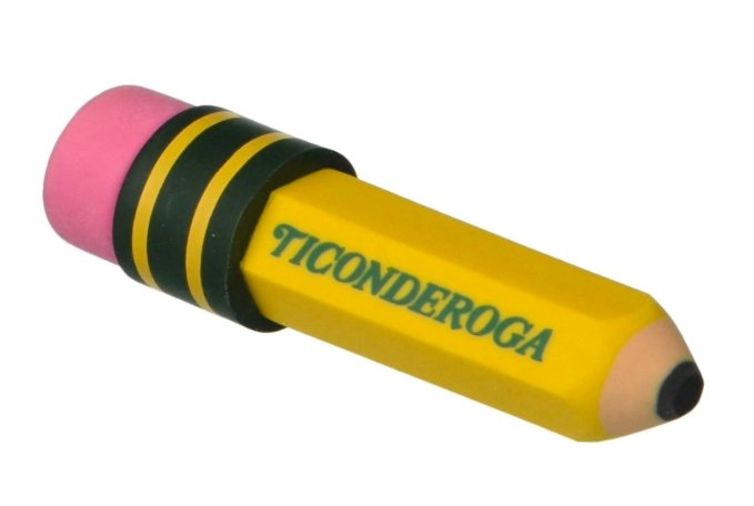 Dixon Ticonderoga Pencil Shaped Eraser