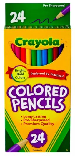 Crayola Colored Pencils - 24 pack - Write On! Creative Writing Center